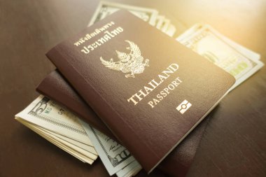 Paralı Tayland pasaportu.