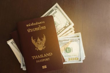 Paralı Tayland pasaportu.