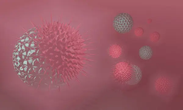 Covid Virus Blodkärl Koncept Covid Coronavirus Sjukdom Covid Infektion Ett — Stockfoto