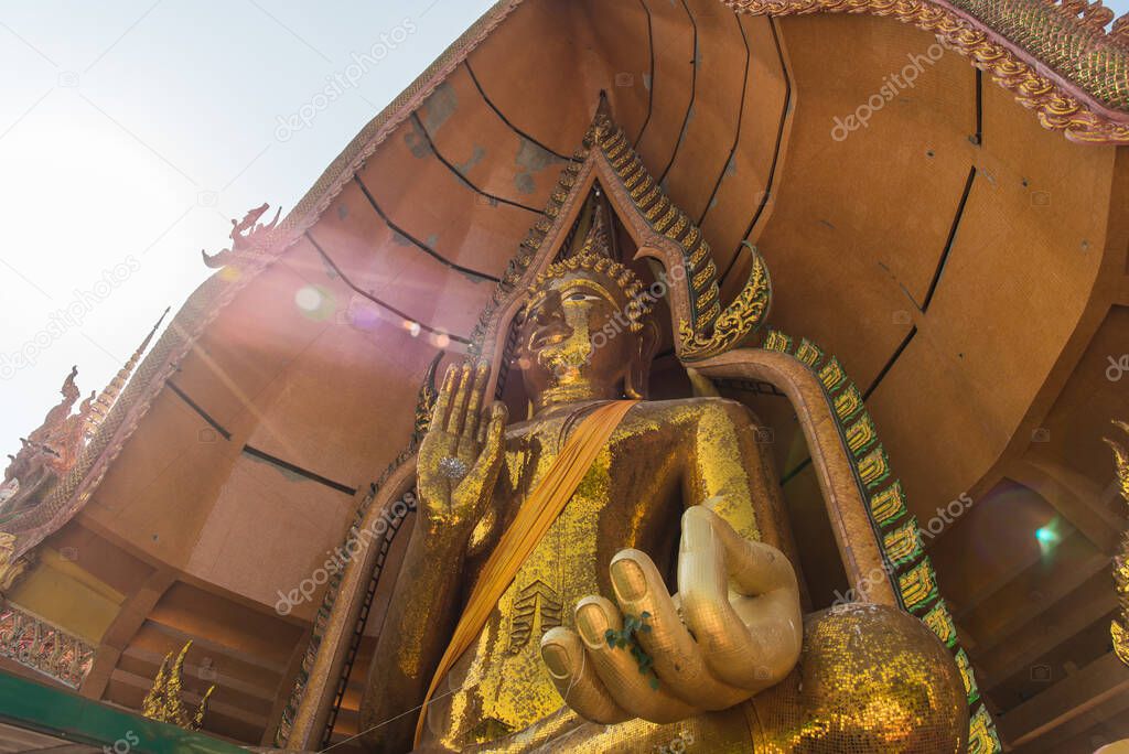Wat Tham Sua is the most beautiful temple in Kanchanaburi Thailand.