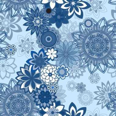 Mandala süsleme seamless modeli