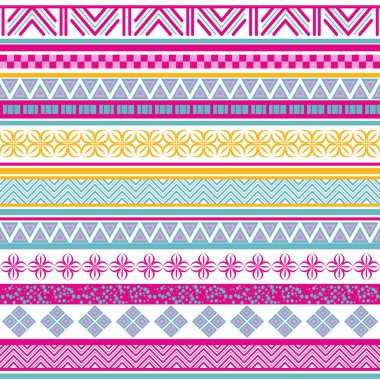 Kabile seamless modeli. Etnik süsleme ile arka plan.