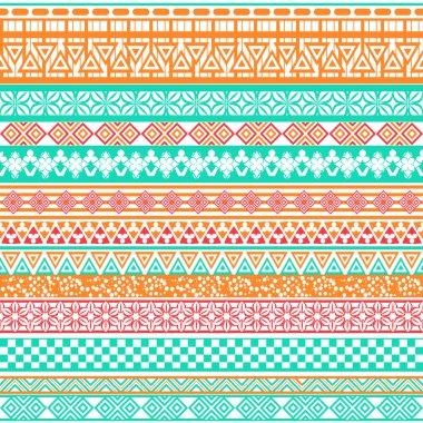 Kabile seamless modeli. Etnik süsleme ile arka plan.