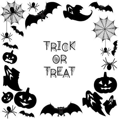 Cadılar Bayramı arka plan. Hediye ver yoksa karışmam