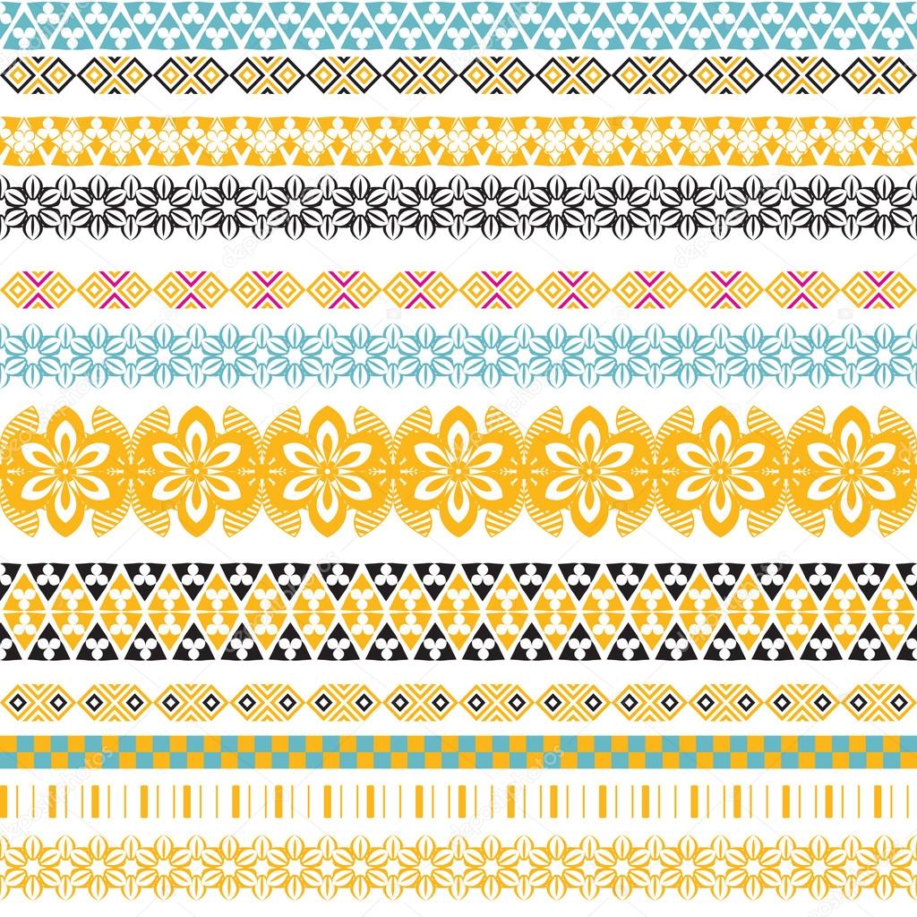 Tribal seamless pattern. Abstract background with ethnic ornament.