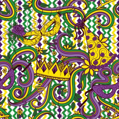 Mardi Gras renkli arka plan