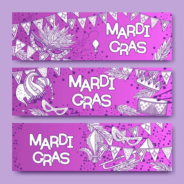 Mardi Gras lub Ostatki — Wektor stockowy