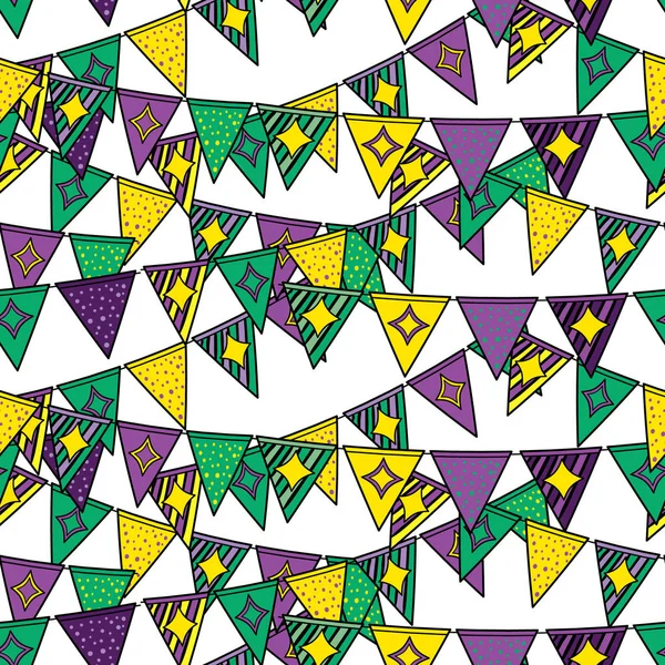 Mardi Gras o Martes de Carnaval — Vector de stock