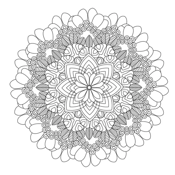 Flower Mandala vector illustration — Stock Vector