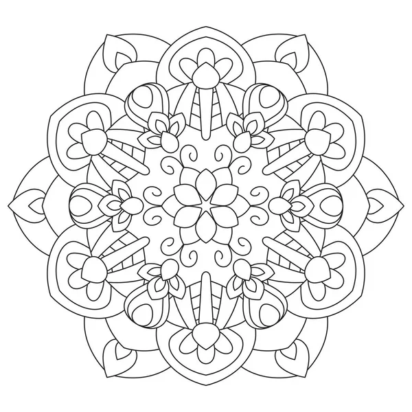 Blume Mandala Vektor Illustration — Stockvektor