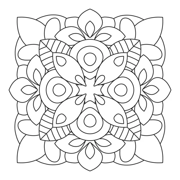 Flower Mandala vector illustration — Stock Vector