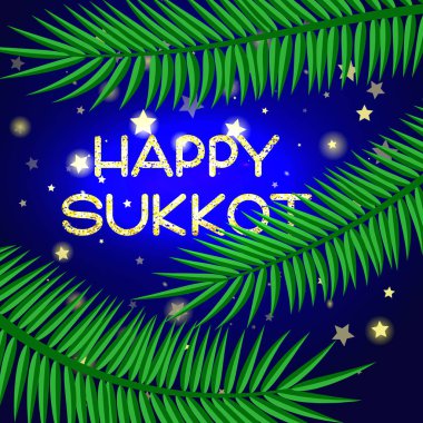 Sukkot festival tebrik kartı.