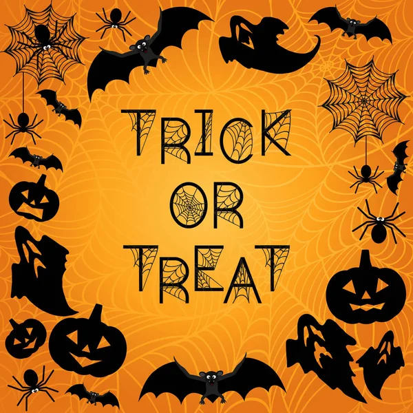 Cadılar Bayramı arka plan. Hediye ver yoksa karışmam