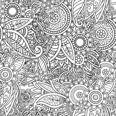 Ethnic seamless pattern clipart