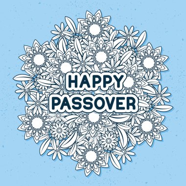 Mutlu Hamursuz Bayramı. Tebrik kartı