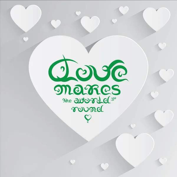 Aşk dünyayı yapar! (yeşil)