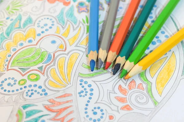 Adult coloring antistress — Φωτογραφία Αρχείου