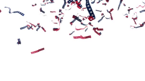 Ticker tape étoiles et rayures États-Unis USA Amérique élection présidentielle patriotique 4k 