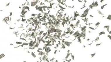 Düşen Paralar Finansal Kazanç ABD Amerikan Para Birimi Vergisi 4K Yağdır