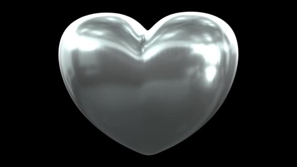 Heart kärlek slog puls Valentine sex årsdag par romantik dating loop 4K — Stockvideo