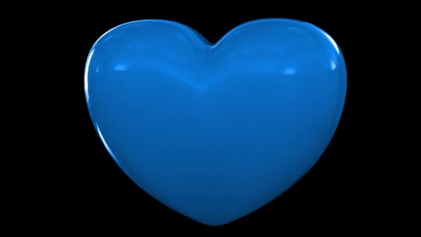 Heart love beating pulse valentine sex anniversary couple romance dating loop 4k — Stock Video