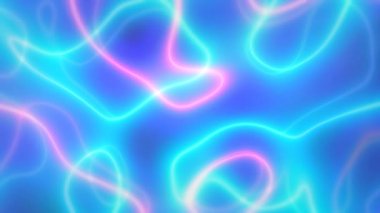 Neon hareketli arka plan soyut zemin parlayan ışık 80s 70s sakin döngü 4k