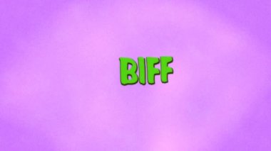 Komik mücadele sahne yumruk hits retro yaşlı film 60'ların tv pow biff bonk uyarısı zam 4k