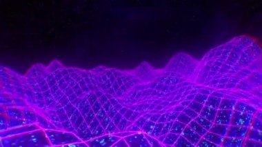 Manzara arazi köprü ikili retro video oyunu 3d vektör arcade tel kafes 4k