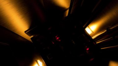 Asansör boşluğu kaldırın şaft bunker vault güvenli nükleer makine 4k