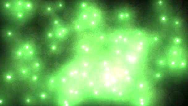 Об'єктив відблиску ігристе сяючий мерехтять зірки запалює світіння фон 4 к — стокове відео