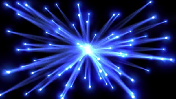 Αναλαμπή φακού αφρώδης του φόντο λάμψη φώτα αστέρι λαμπερό twinkle 4k — Αρχείο Βίντεο