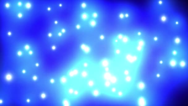 เลนส์เปลวไฟเรืองแสงดาวเรืองแสงพื้นหลังส่องแสง 4k — วีดีโอสต็อก