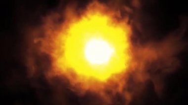 Enerji 4 k yanan sihirli büyülü meteor delik yanan ateş ateş topu alev alev