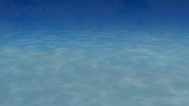 Bulutlar uçak uçak gökyüzü stratosfer 4k yukarıda uçan