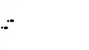 Ayak parmak ayak izi ayakkabı ayakkabı ayakkabı ayak 4 k işaretleri