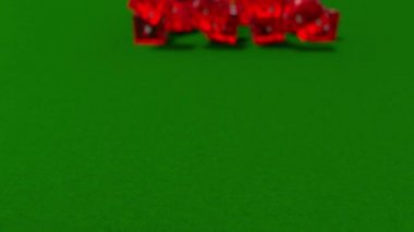 Çalışırken ağır çekim portre Dof casino kumar oyun Vegas 4 k zar