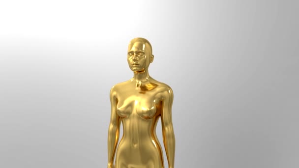 Trophée intro cérémonie de remise des prix avec espace pour la nomination de texte titre 4K 