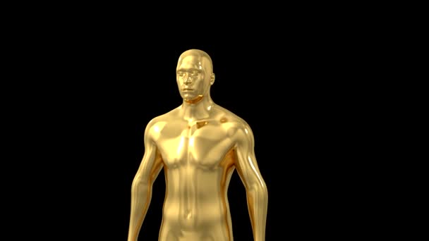 Trophée intro cérémonie de remise des prix avec espace pour la nomination de texte titre 4K 