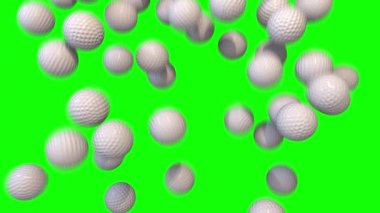 Ekran geçiş bileşik kaplaması 4 k golf topları doldurun