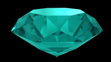 Safir topaz turkuaz taş değerli taş düğün arka plan iplik 4 k döngü