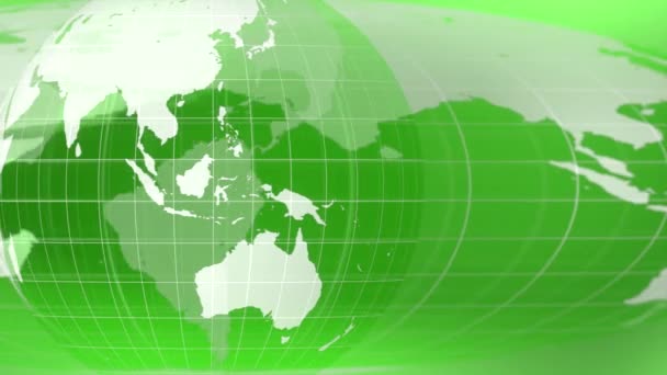 World Hírek háttér hátteret földön 4k — Stock videók
