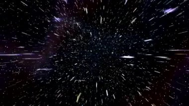 Uzay warp hızı derin uzay yolculuğu starfield Bulutsusu 4k ile