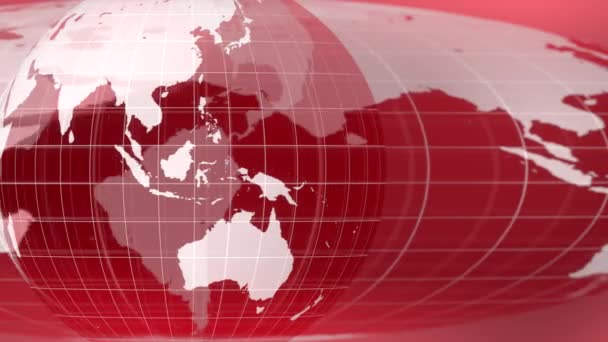 世界全球新闻背景背景地球 4 k — 图库视频影像