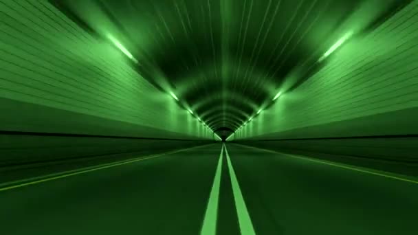 Тунельна дорога Швидка безперервна петля 4K — стокове відео