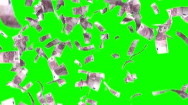 Para düşen Euro mali kazanmak Euro Avrupa para birimi vergi yağmur 4k olun