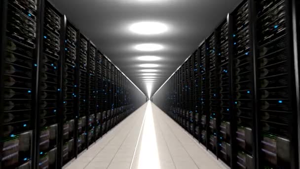 Serveurs de centre de données centre de boucle de couloir sans fin 4K 