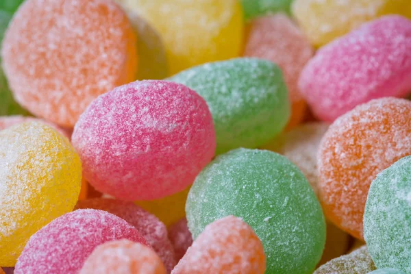 Nahaufnahme zuckerbeschichteter Bonbons — Stockfoto