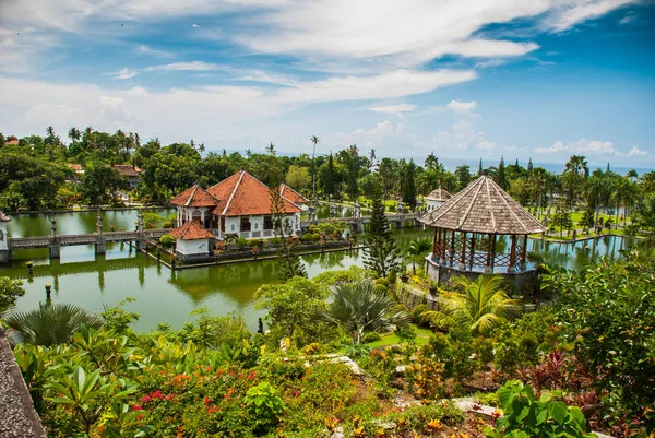 水宫 Udjung。印度尼西亚巴厘岛 — 图库照片