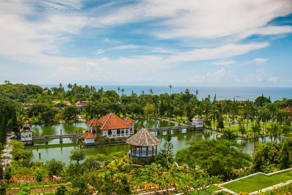 Vízi palota Udjung. Bali, Indonézia — Stock Fotó