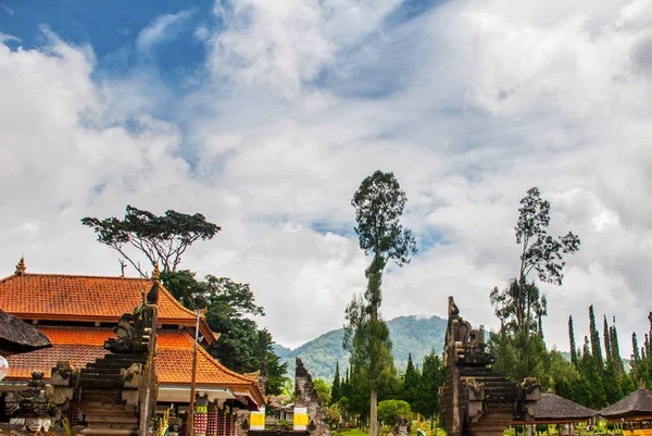 Pura Ulun Danu Batur temple. Bali, Indonesia. — ストック写真